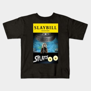 Broadway Zombie Splats Slaybill Kids T-Shirt